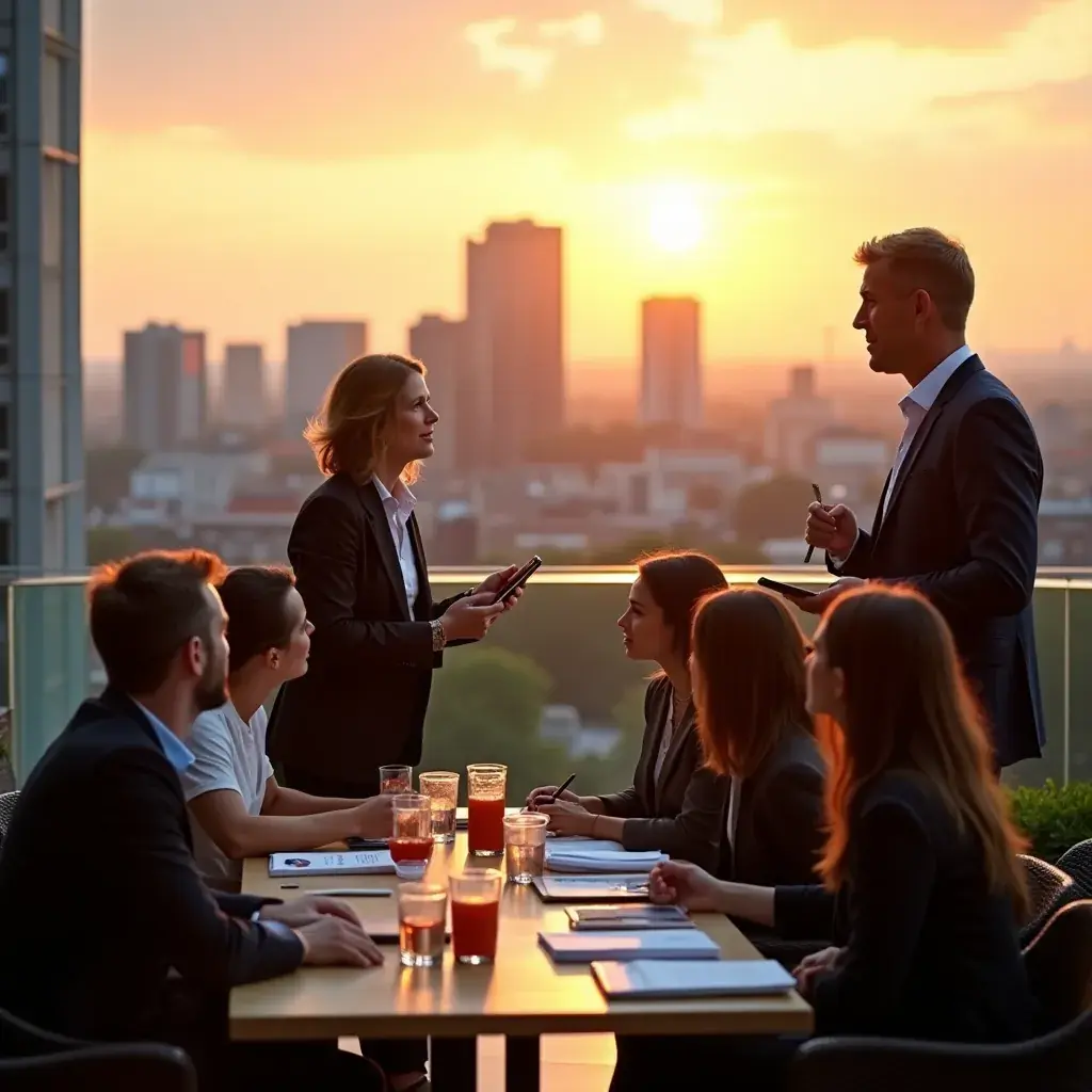 Visualisierung einer erfolgreichen Unternehmensumstrukturierung