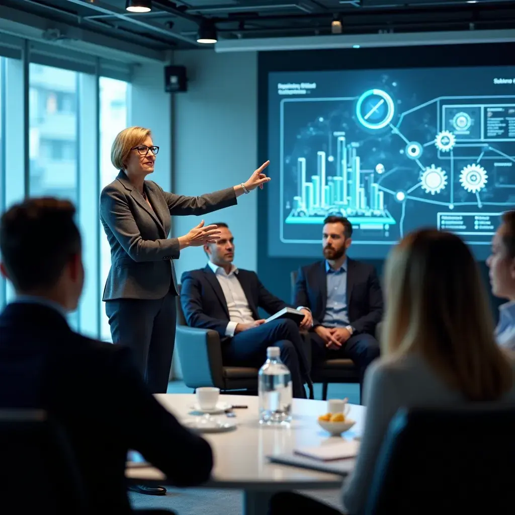 Bilder von Workshops zur Verbesserung der Unternehmensstrategie